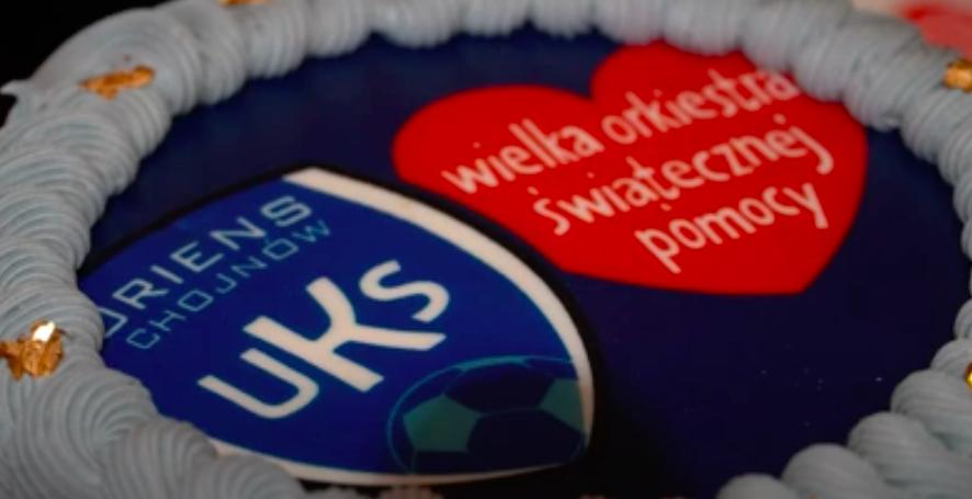 Logo WOSP i UKS Chojnów