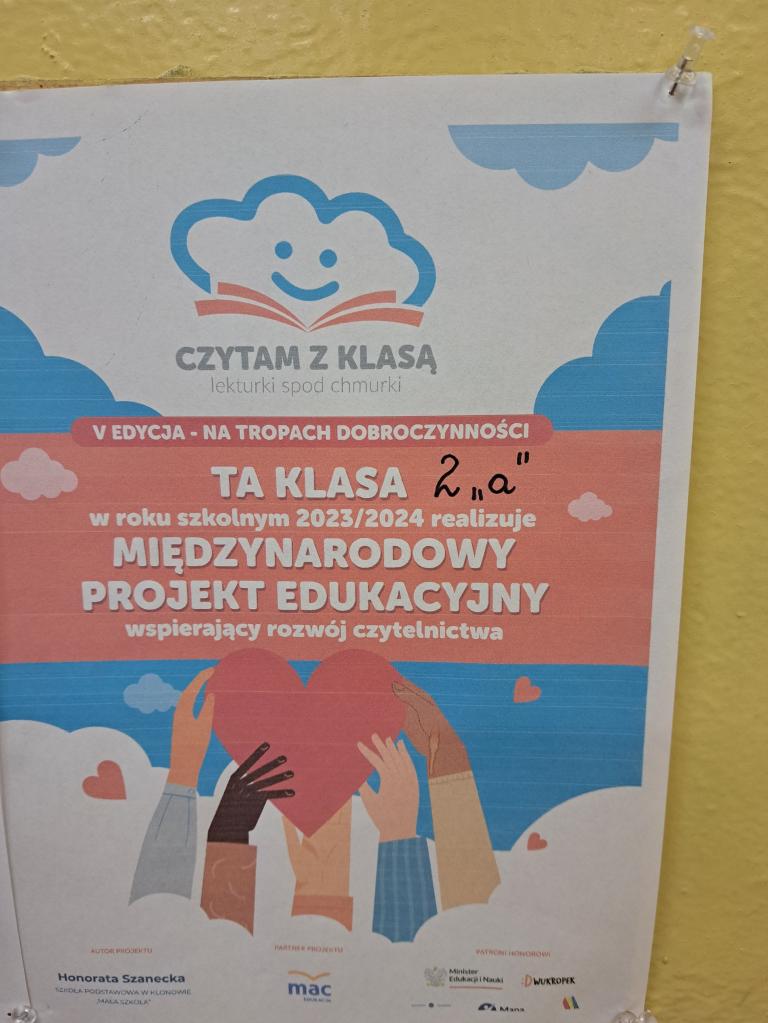 Plakat o projekcie edukacyjnym