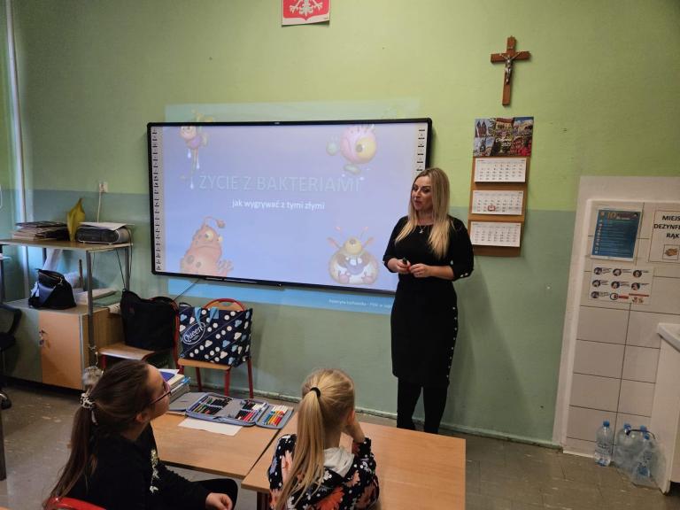Zajęcia z pracownikiem Sanepidu