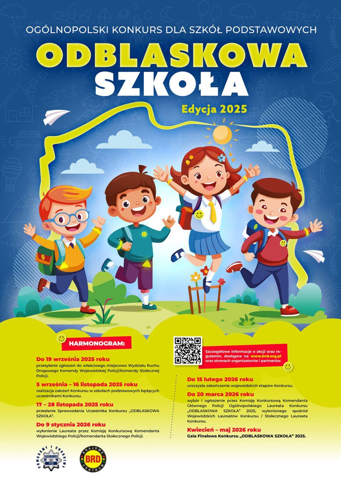 Konkurs; odblaskowa szkoła