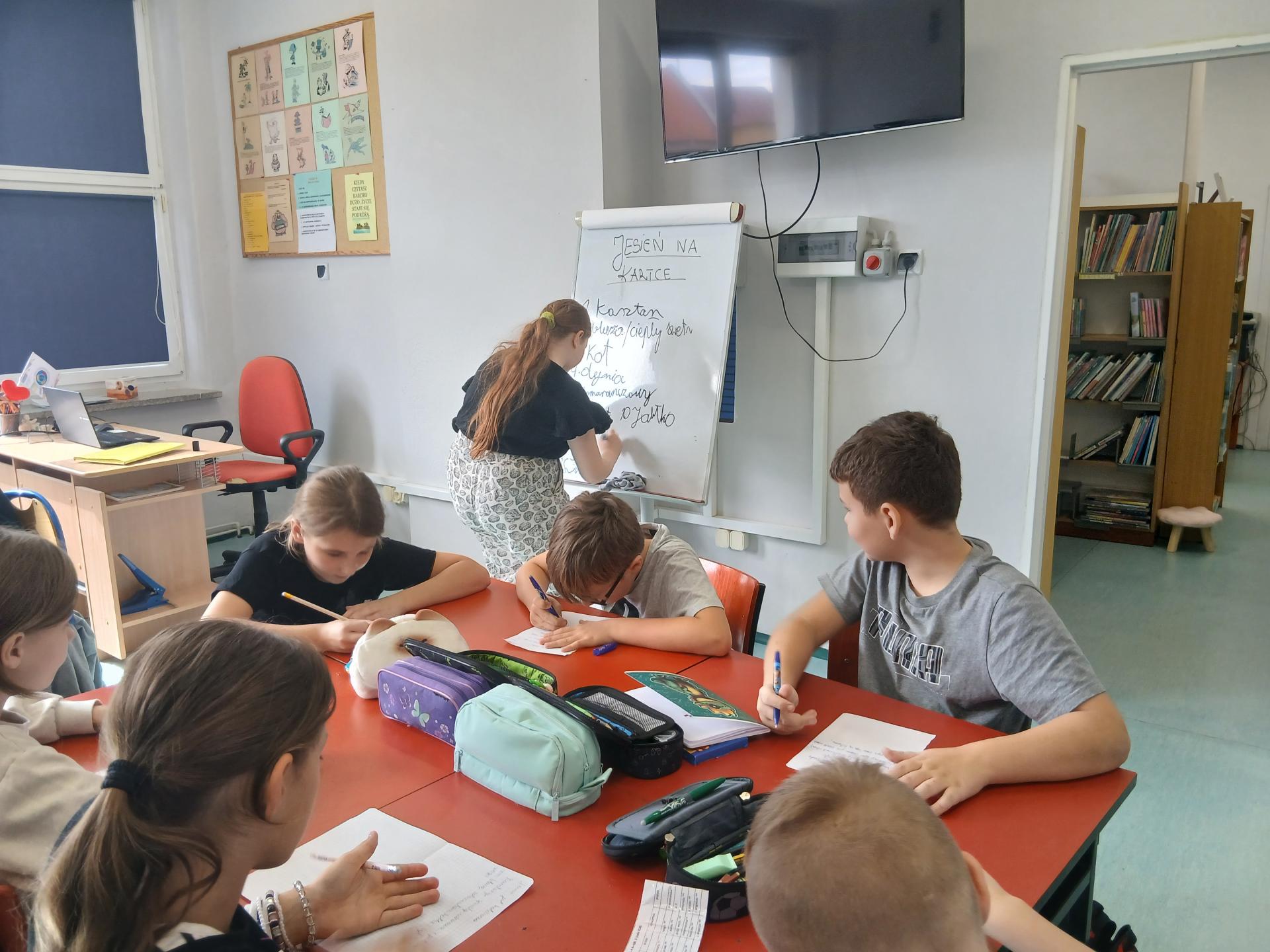 Zajęcia w bibliotece