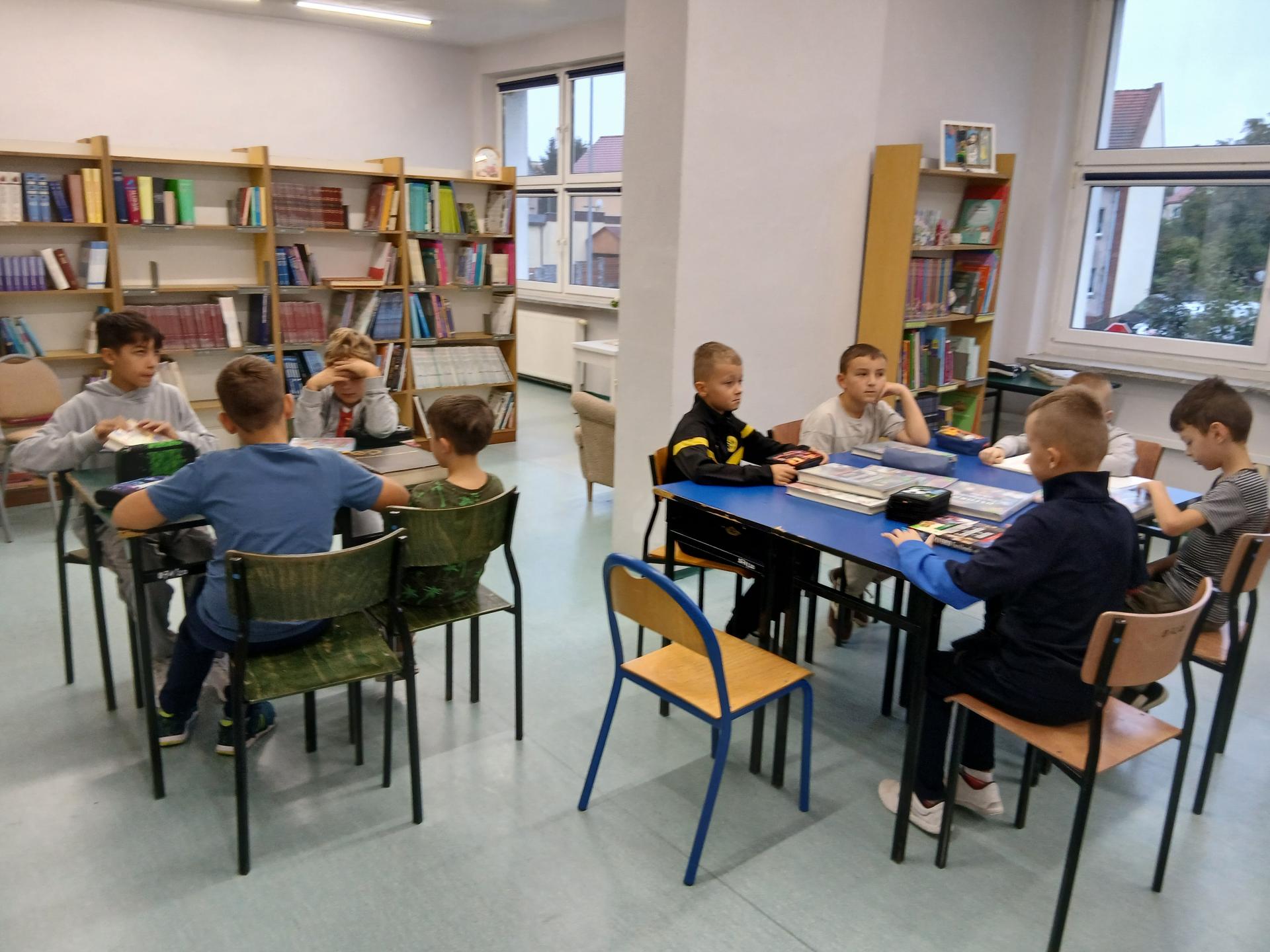 Zajęcia biblioteczne - kl. 3B