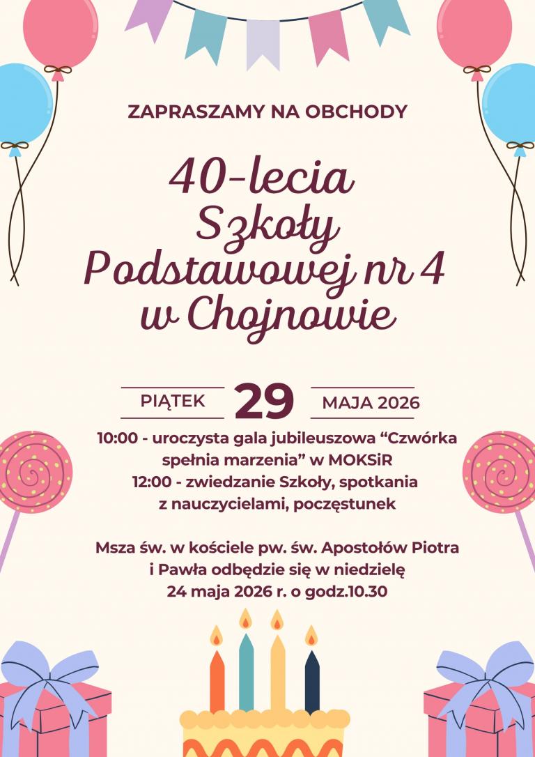Plakat szkolny
